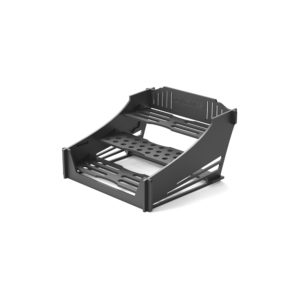 Matt Black iQuatics Multi Tier Adjustable/Tilt-able Frag Coral Propagation Rack - 3 tier - 28cm